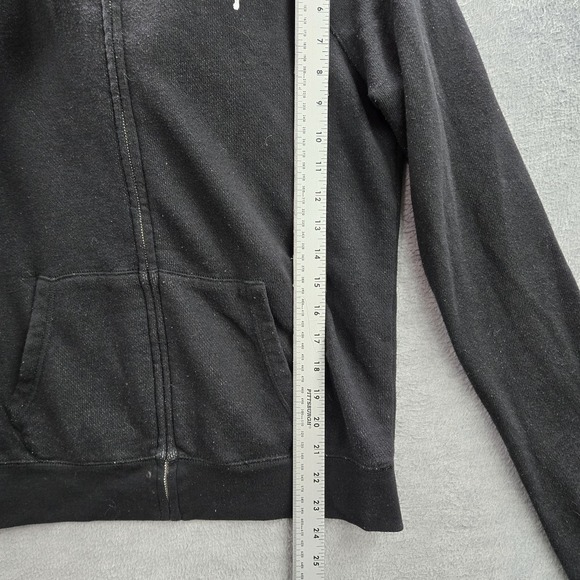 Victoria's Secret PINK Women Sweatshirt M Black Graphic Print LOVE Logo - Picture 5 of 9